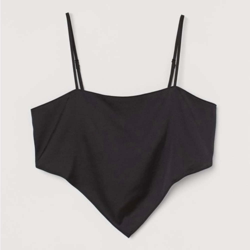 H&M Satin Crop Top